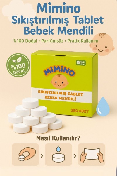 Sihirli Tablet Islak Mendil 250 Adet x 3 Kutu - Lioris Sihirli Tablet Islak Mendil 250 Adet x 3 Kutu - Lioris