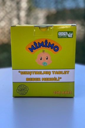 Sıkıştırılmış Tablet Mendil 250 Adet - Lioris