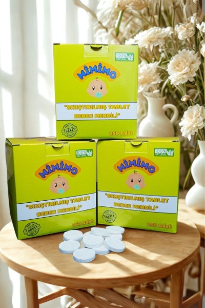 Sihirli Tablet Islak Mendil 250 Adet x 3 Kutu - Lioris Sihirli Tablet Islak Mendil 250 Adet x 3 Kutu - Lioris