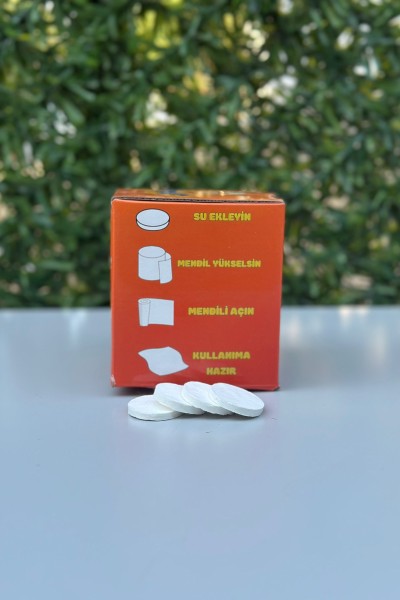 Sıkıştırılmış Tablet Islak Mendil 100 Adet x 2 Kutu - Mimimo