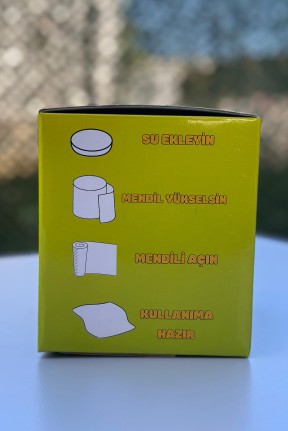 Sıkıştırılmış Tablet Mendil 250 Adet - Lioris