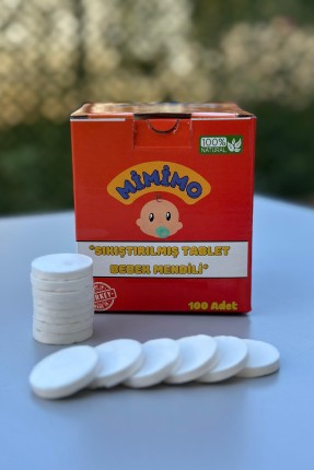 Sıkıştırılmış Tablet Mendil 100 Adet - Lioris