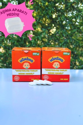 Sıkıştırılmış Tablet Islak Mendil 100 Adet x 2 Kutu - Mimimo