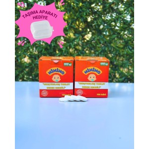 Sıkıştırılmış Tablet Islak Mendil 100 Adet x 2 Kutu - Mimimo