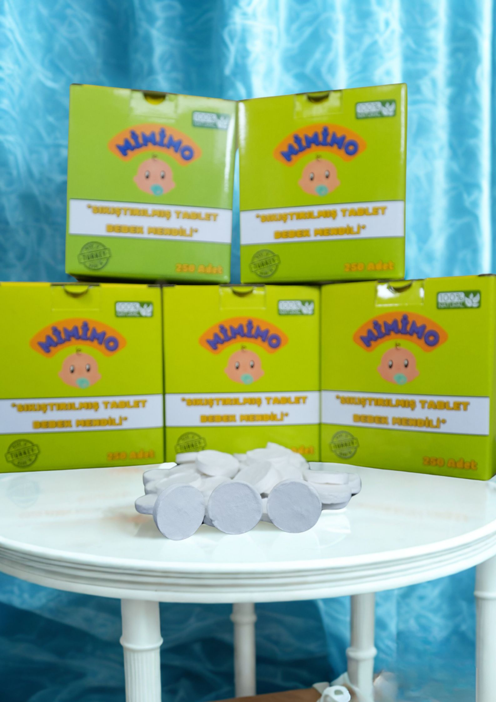 Sihirli Tablet Islak Mendil 250 Adet x 5 Kutu - Mimimo